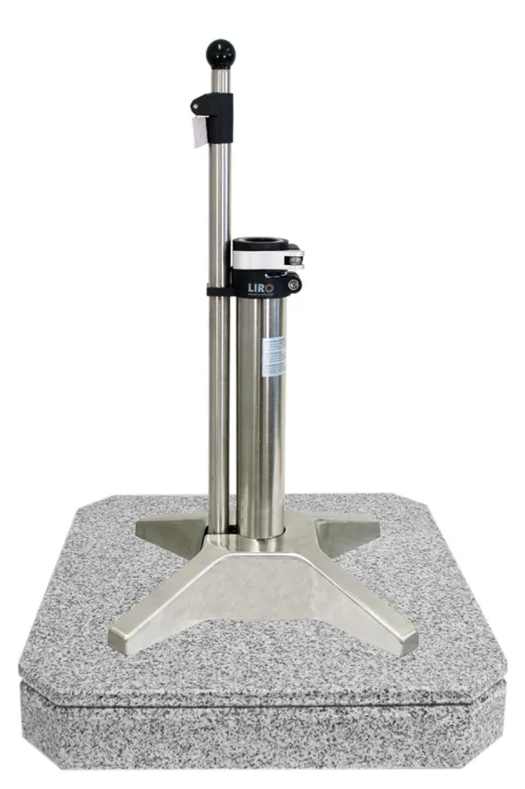 Sonnenschirmst�nder LIRO Mini Plus 50KE Granitschirmfu� grau, Schnellspanner